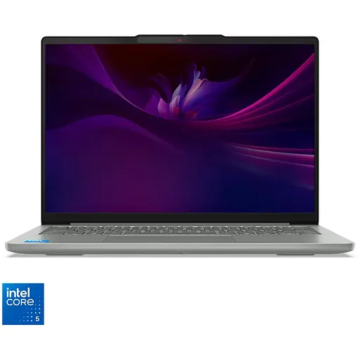 Ноутбук Lenovo IdeaPad Slim 5 14IRH10R з процесором Intel Core 5 210H pana la 4.8GHz, 14" WUXGA, IPS, 16GB DDR5 RAM, 512GB SSD, Intel® графікою, No OS, Luna сірий