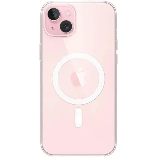 Оригинальный противоударный чехол Apple Clear Case MagSafe для iPhone 15 Plus (6.7") Прозрачный (MT213ZM/A) - фото 2