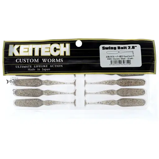 Силікон Keitech Swing Bait 2.8" #440 Electric Shad (8 шт/уп) - фото 2