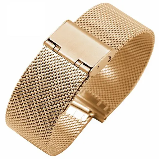 Ремінець міланське плетіння золотий розмір 16