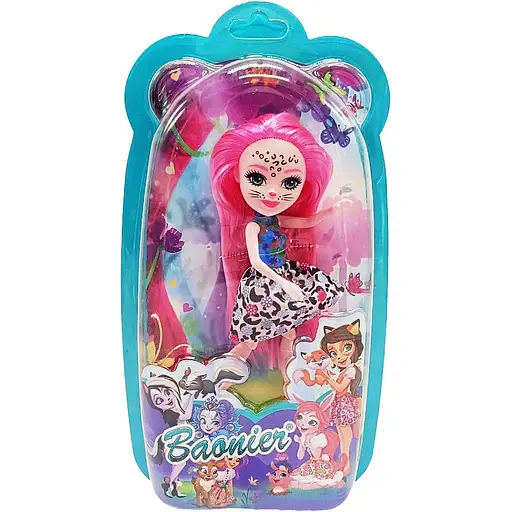 Дитяча іграшкова Лялька Baobier Bambi JJ8572-21 Pink 15 см шарнірна - фото 1