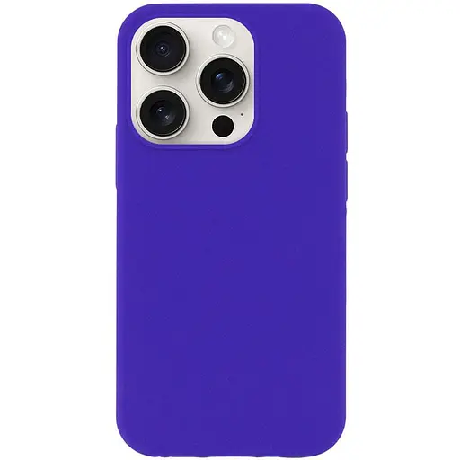 Чохол Epik Silicone Case Full Protective AA NO LOGO для Apple iPhone 16 Pro 6.3 Фіолетовий/Ultra Violet