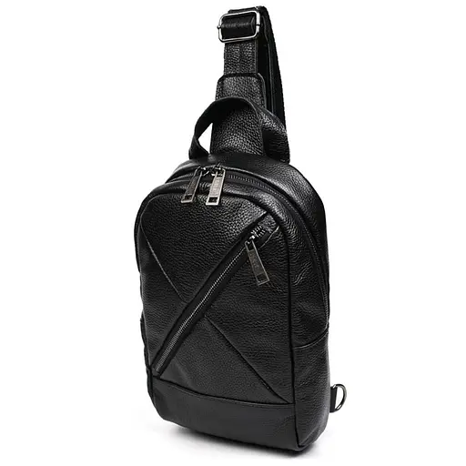 Рюкзак слинг кожаный с карманами TARWA 29х17х8 см sum0028241 - фото 1