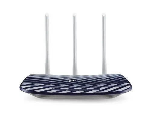 Роутер TP-LINK Archer C20, Wi-Fi 802.11a/b/g/n/ac, до 733 Mb/s, 2.4/5GHz, 4 LAN 10/100 Mb/s, RJ45 10/100Mb/s (FE), IPTV, FTP - фото 1