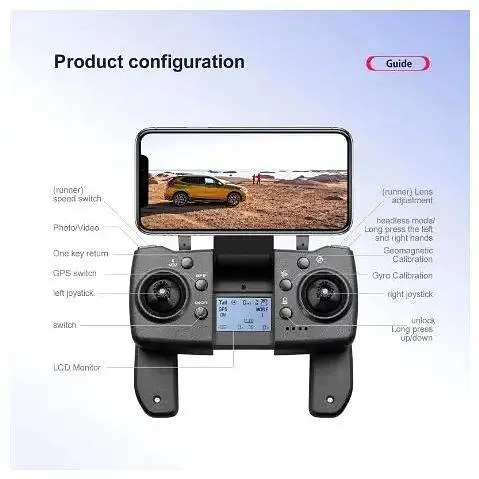 Квадрокоптер YLRC s135 eis pro с 8K ESC HD - фото 3