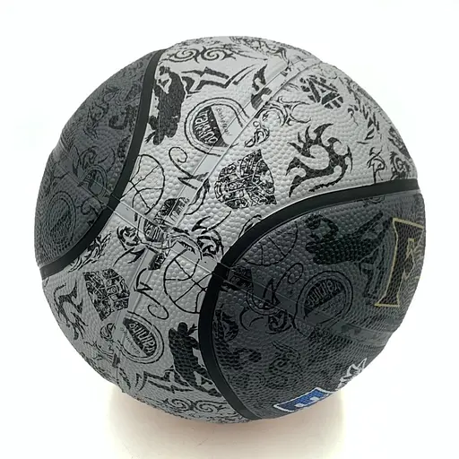 М'яч баскетбольний Fox ball №7 NE-BAS-1027, чорно-сірий - фото 2