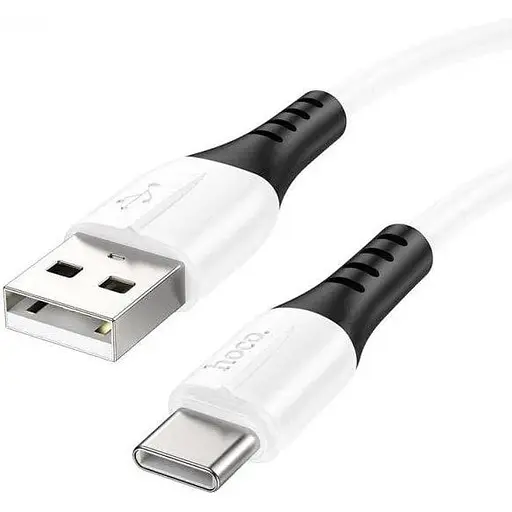 Кабель Hoco X82 Type-C silicone charging data cable Білий