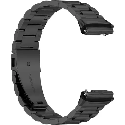 Ремешок DK для Xiaomi Redmi Watch 3 Active / 3 Lite Metal Fitlink Steel Band (black)