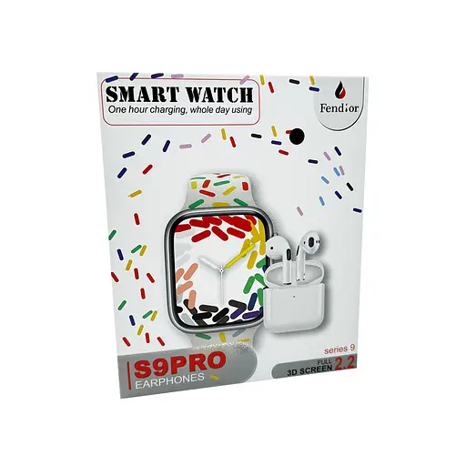 Смарт-часы Fendior S9 Pro+TWS 49mm 200 mAh черный - фото 3