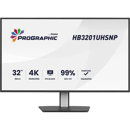 Монитор Iiyama 31.5" HB3201UHSNP-B1 UHD IPS 60Hz (HB3201UHSNP-B1) - фото 1