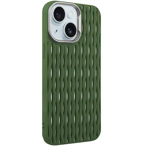 Чохол Epik TPU Ribbio для Apple iPhone 15, 6.1 Green