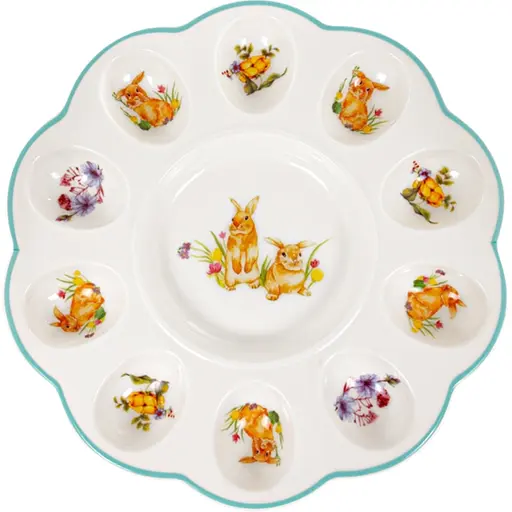 Блюдо для яєць Lefard Funny bunny 25 см (985-171) - фото 1