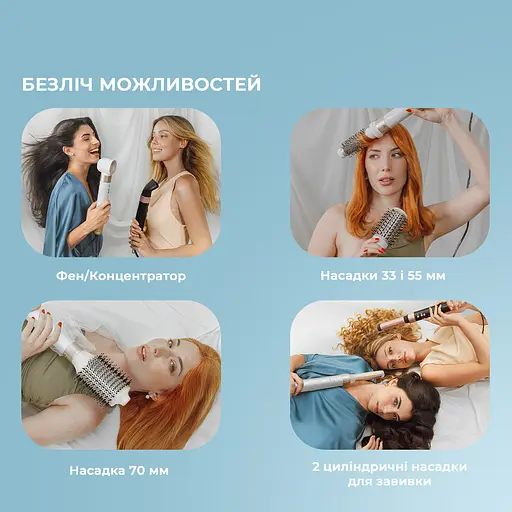 Стайлер CECOTEC Bamba CeramicCare 14in1 AirGlam Champagne (CCTC-00252) - фото 12