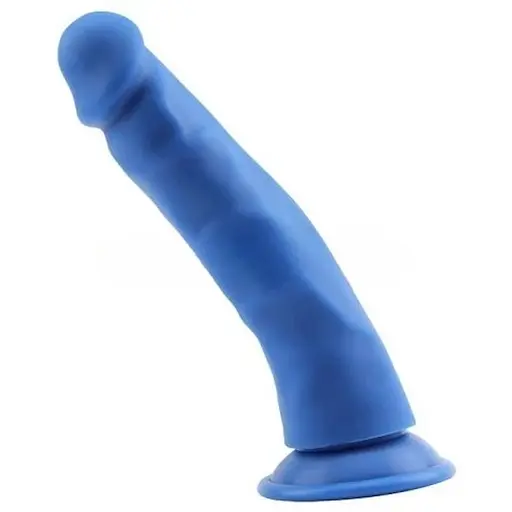 Фалоімітатор Delux Pure Nature Steven.R 22.5 см синій