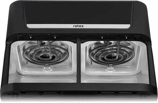 Мультипіч Rotex ROM1210-2XL MultiFry DUO 11 програм 12 л(6+6 л) LED дисплей 2800 Вт Чорний з сірим - фото 6