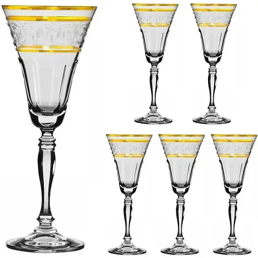 Набір келихів для вина Lora Камена 190 мл 6 шт. NGC140SETWINE-D