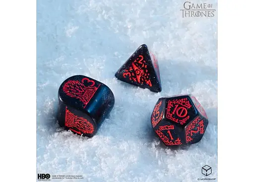 Набір кубиків Game of Thrones. Targaryen Dice Set , 7 шт. (GOT/00190166/2025/3/A) - фото 8