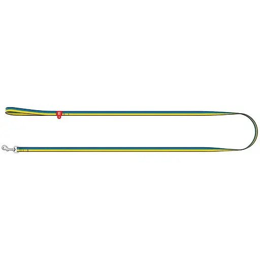 Повідець для собак Waudog Nylon нейлоновий, малюнок "Colors of freedom", XS - фото 2