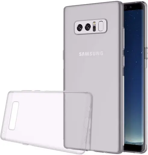 Захисний чохол Samsung Galaxy Note 8 (2017) Тонкий Прозорий Ультратонкий М'який Силіконовий ТПУ - Прозорий