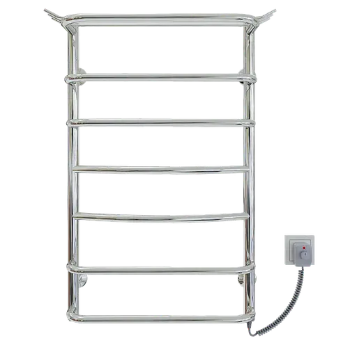 Электрический полотенцесушитель Kosser Канна 800x400/7 ЕR рег. ДК04ER, Хром, Правое - фото 2