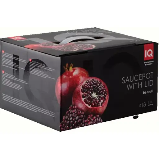 Каструля IQ Be Royal з кришкою 18 см 2.1 л  (IQ-2051-18) - фото 6