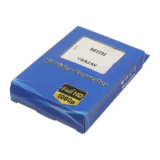 Конвертер VGA to AV білий - фото 2