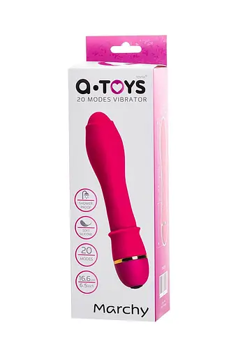 Вібратор Toyfa A-Toys Marchy 16.6 см рожевий - фото 5