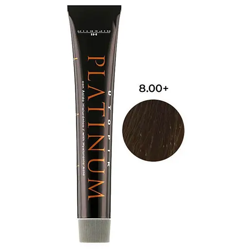 Професійна стійка крем-фарба Hipertin Platinum 8.00+ світлий блонд інтенсивний 60 мл - фото 1