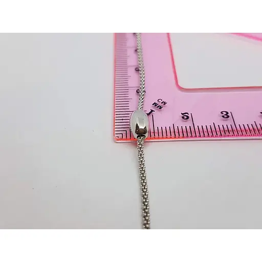 Срібне кольє Аметист 2204819 78 - фото 2