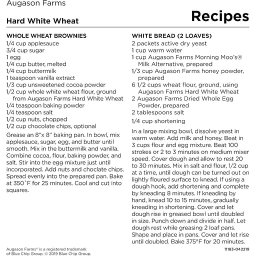 Пшеница твердых сортов Augason Farms с большим сроком годности до 30 лет 236 порций - фото 4