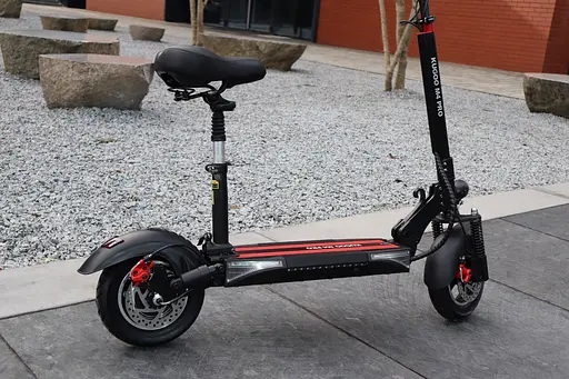 Электросамокат KUGOO M4 PRO 48V 1000W | усиленный аккумулятор 18Ah | с сиденьем и подсветкой - фото 6