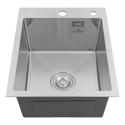 Кухонная мойка Kroner KRP Gebürstet - 4050HM (3,0/1,0 мм) (CV029164) - фото 2