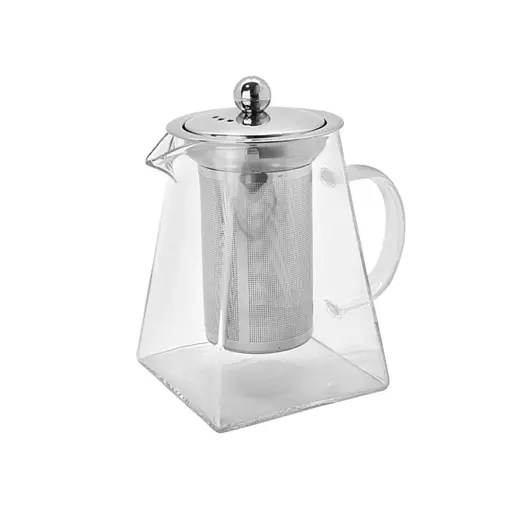 Чайник для заварювання скляний Edenberg чотирьохкутний 950 мл (EB-19023) - фото 4