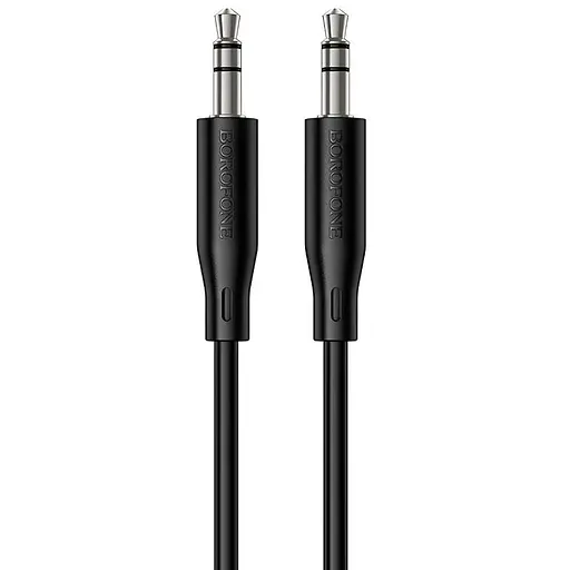 Аудіо кабель Aux Borofone BL26 Standard (1m) Black