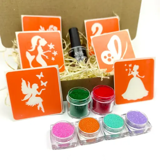 Набір для біо-тату Для дівчаток №1 - гліттер set-girls-1-glitter - фото 3