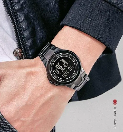 Мужские наручные часы Skmei 1712 Черный - фото 3