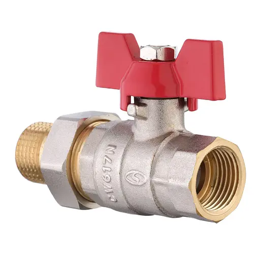 Кран кульовий прямий з американкою Solomon 1/2″ посилений 0021042 - фото 5