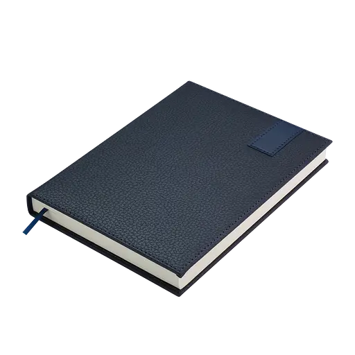 Ежедневник недатированный Buromax Vertical A5 искусственная кожа/поролон 336 страниц синий (BM.20160-02) - фото 4