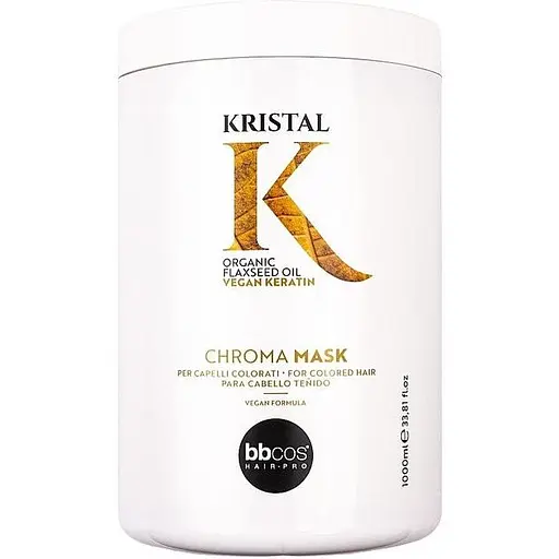 Маска для фарбованого волосся BBCOS Kristal Chroma 1000 мл