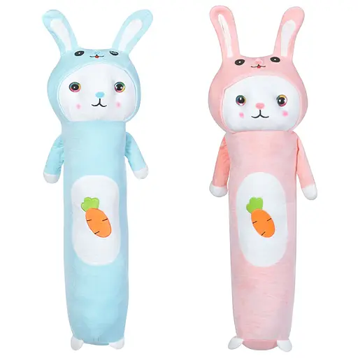 Мягкая игрушка Заяц, подушка, 90 см, размер большой (в ассортименте) - фото 2