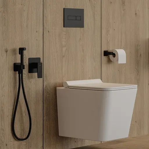 Тримач туалетного паперу Omnires Nelson black mat NL80510BL Чорний матовий - фото 3