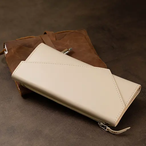 Женский кожаный кошелек Grande Pelle 21х10х2 см acs0018776 - фото 9