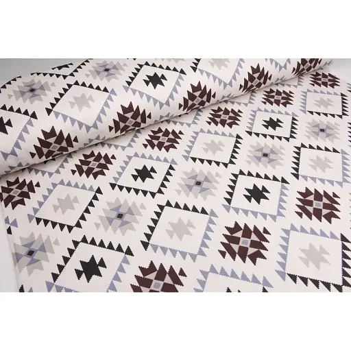 Комплект Доріжка водовідштовхувальна Геометрія коричнева 240х40 см 4 шт.