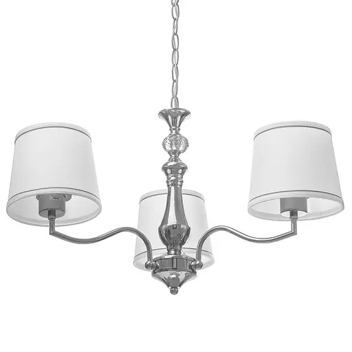 Люстра підвісна Brille прованс з абажуром E27 60W CH (BKL-658S/3) - фото 4