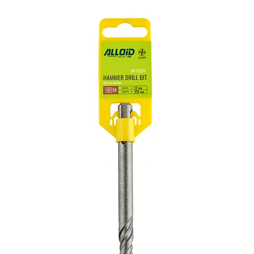Бур по бетону Alloid Building Tools SDS-plus S4 Quadro 12x310 мм (CH-12310) - фото 2