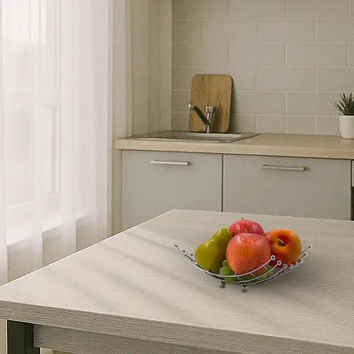 Ваза для фруктів Homax 23х19х10 см хром (LF-2002612) - фото 3