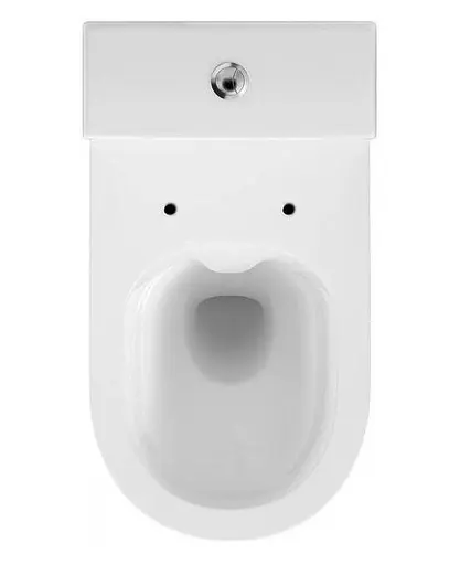 Унітаз підлоговий овальний Cersanit Crea K114-023 CleanOn з сидінням Slim дюропласт soft close без бачка 30412 - фото 3