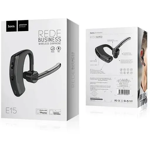 Bluetooth-гарнитура Hoco E15 Rede business разговорная - фото 3