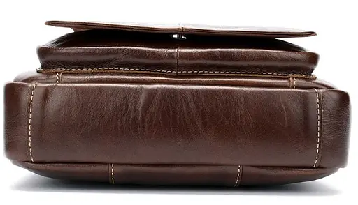 Сумка кожаная мужская Vintage 23х26х6 см sum0012334 - фото 2