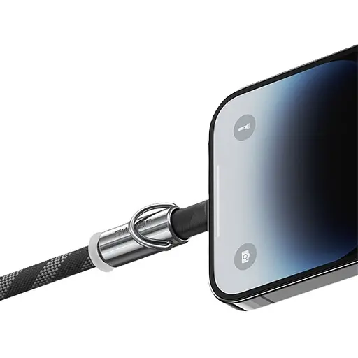 Дата кабель-шнурок Usams US-SJ746 Type-C to Lightning 30W (1.2m) Black - фото 4